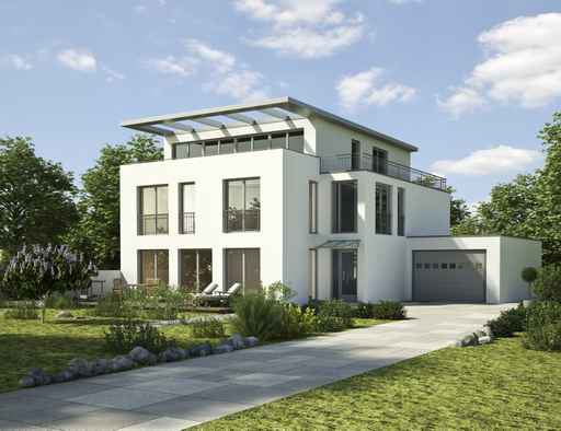 Referenzbild Wohnhaus mit kontrollierter Wohnraumlüftung von abi GmbH - Anlagenbau und Konzeption
